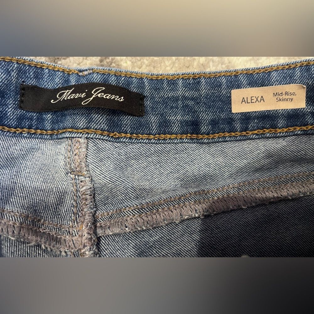 Mavi Women's Alexa Mid Rise Skinny Jeans Size 28/32 - Picture 4 of 8